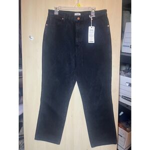Wrangler Wild West 603 High Rise Straight Jeans Black Earthwash Size 32 28. NWT